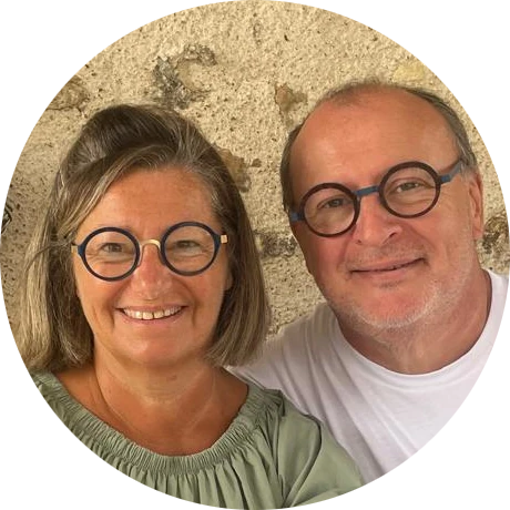 Anne et Michel LEBRUN propriétaires du Clos de la Réserve