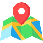 Affichage du gîte dans Google map